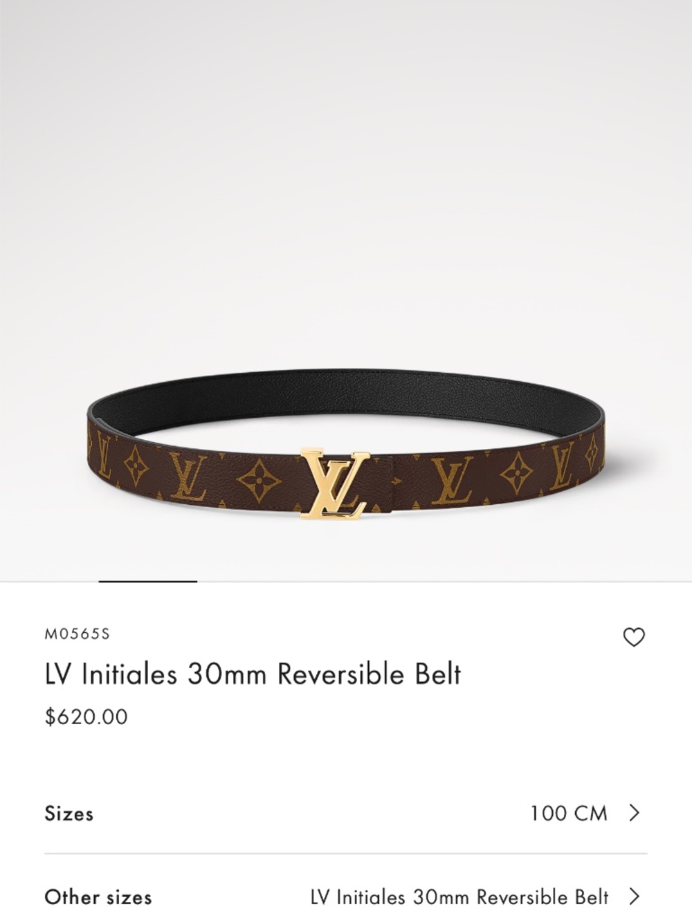 Louis Vuitton Reversible Belt Women’s BRAND NEW - Picture 10 of 13
